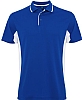 Polos Tecnicos Montmelo Roly - Color Royal/Blanco